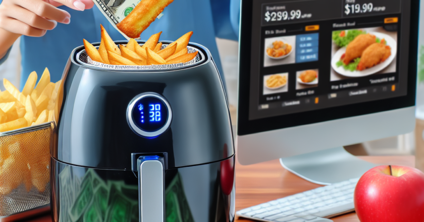 “Forbrugerfavorit Air Fryer oplever stor prisnedsættelse på online markedsplads”