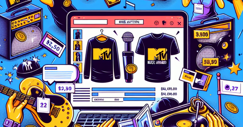 Online auktion vælger altid til MTV Music Awards!