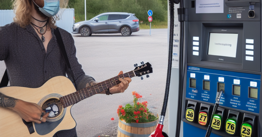 “Svensk Tankstation Implimenterer Teknologi som Forhindrer Smitte mellem Guitarister og Andre Kunder”