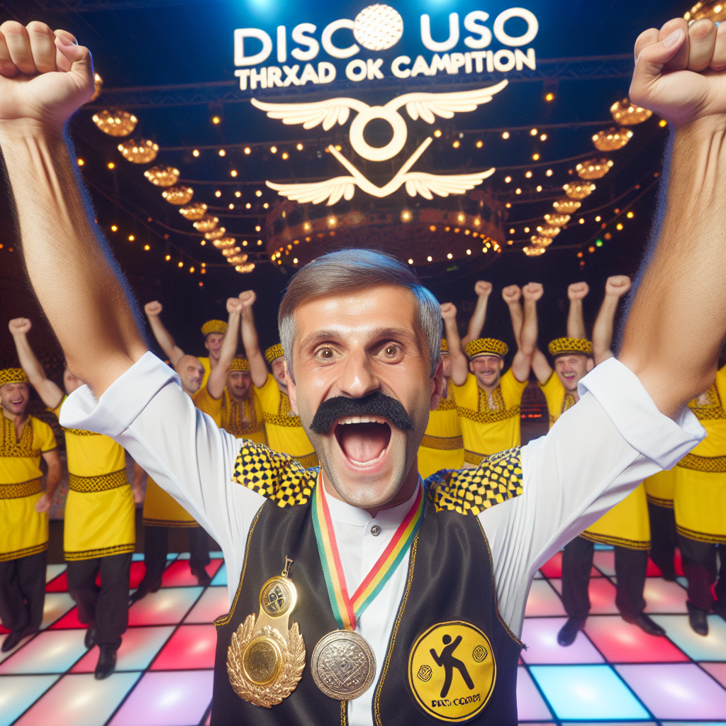 “Taxachauffør vinder DM i klassisk folkedans under festligt opgør på Discotek RUST.”