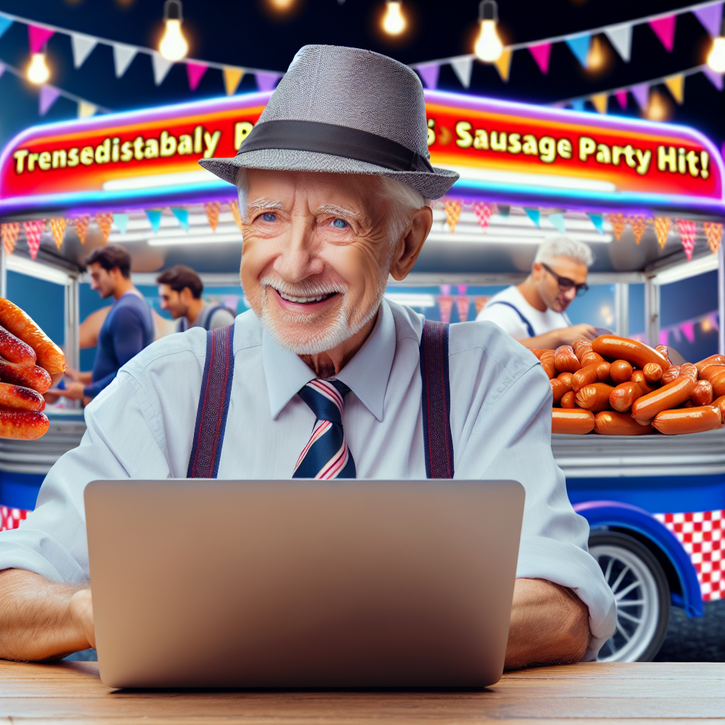 “70-årig pensionist e-mailer vanvittigt pølsefest-hit fra byens mest populære pølsevogn!”