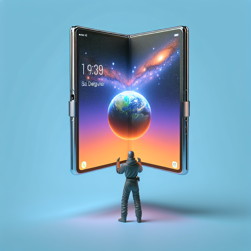 Lancering af første foldbare smartphone kan blive forsinket.