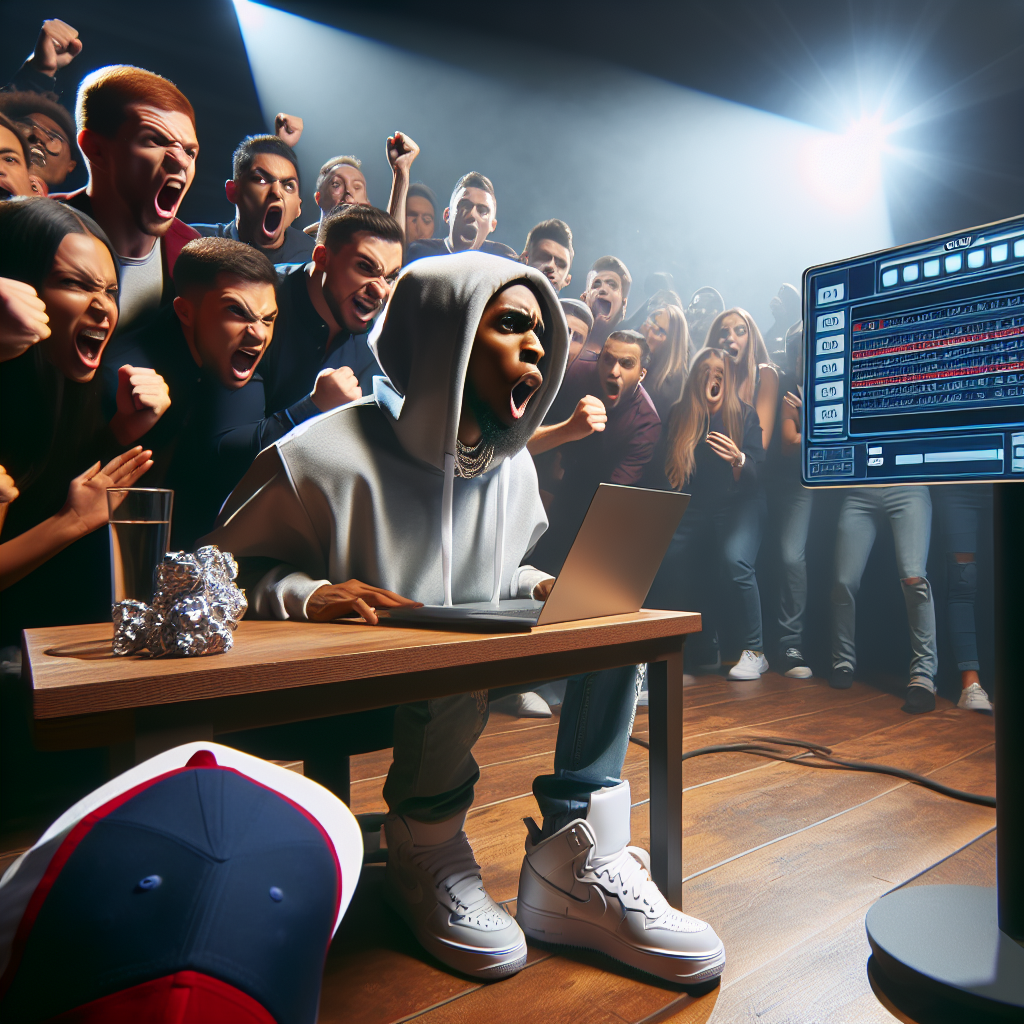 “Rapper vinder dårligt fungerende Ebay-auktion i ‘Hvem vil være millionær’ drama.”