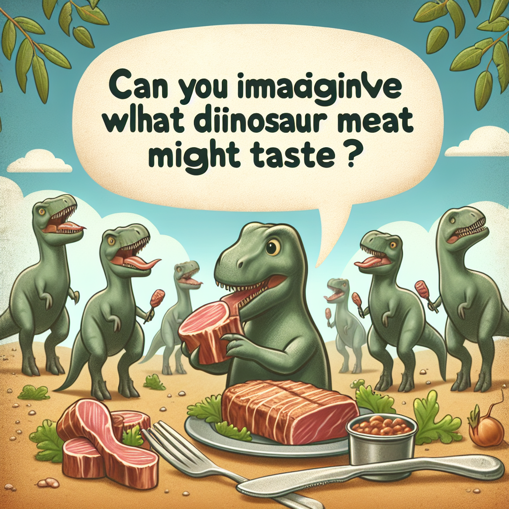 “Kan Vi Forestille Os At Smage Kød Fra Dinosaurer?”