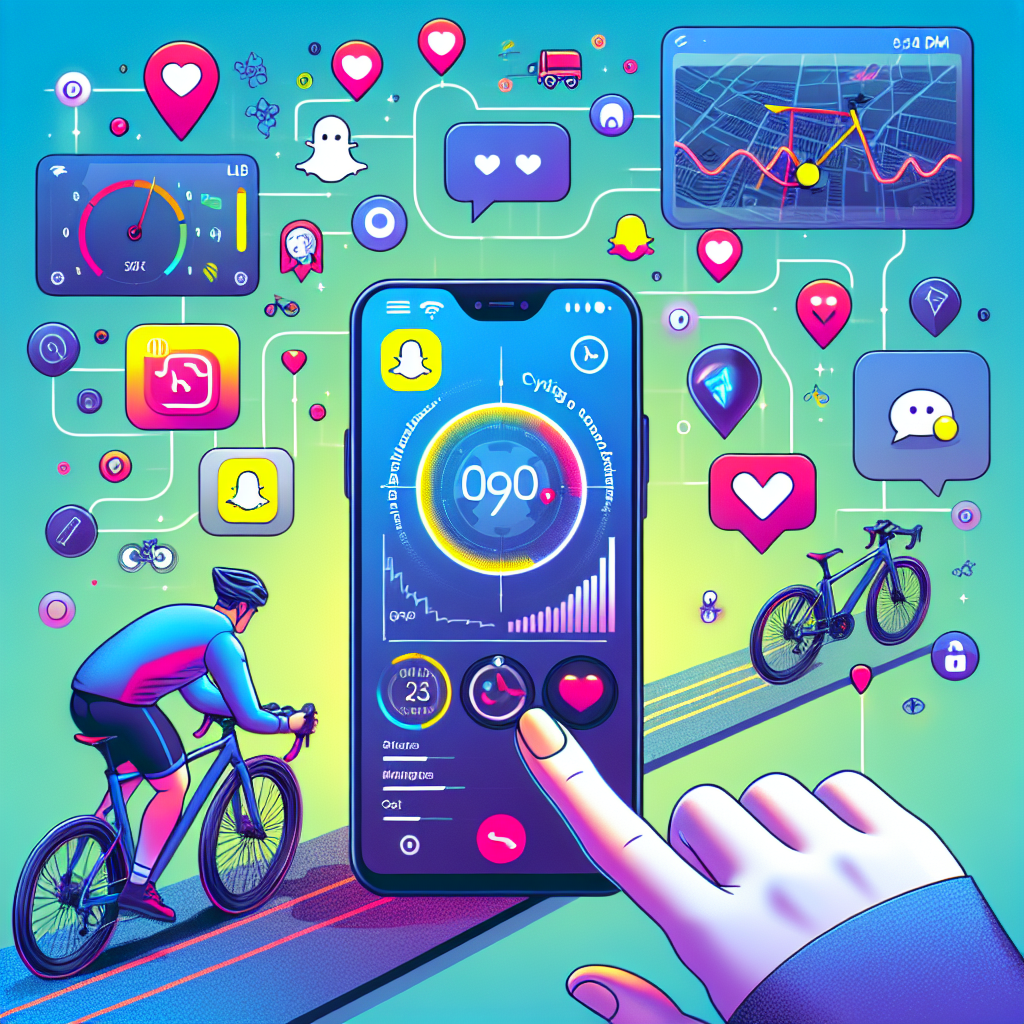 “Ny Videnskabelig App Kombinerer Snapchat Med Sporadiske Cykelture for at Fremme Sundhed og Social Interaktion”