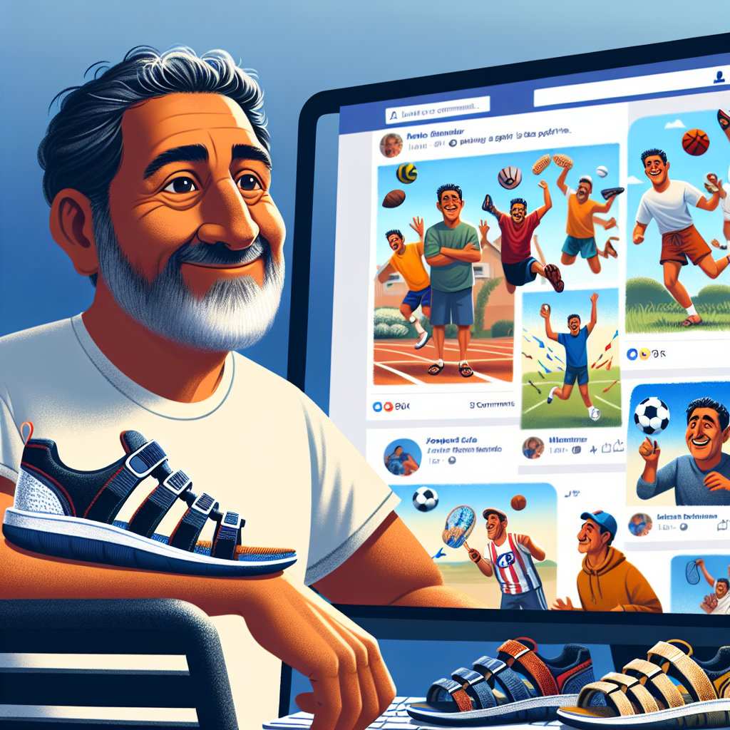 “Sandal-sælger starter kærligt sportseventyr på Facebook”