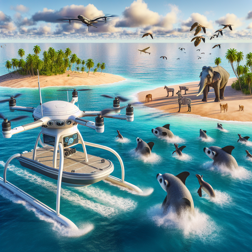 “Autonom drone-havenisse truer sjældne dyrearter på øde ø i det Indiske Ocean: Et teknologisk mareridt.”