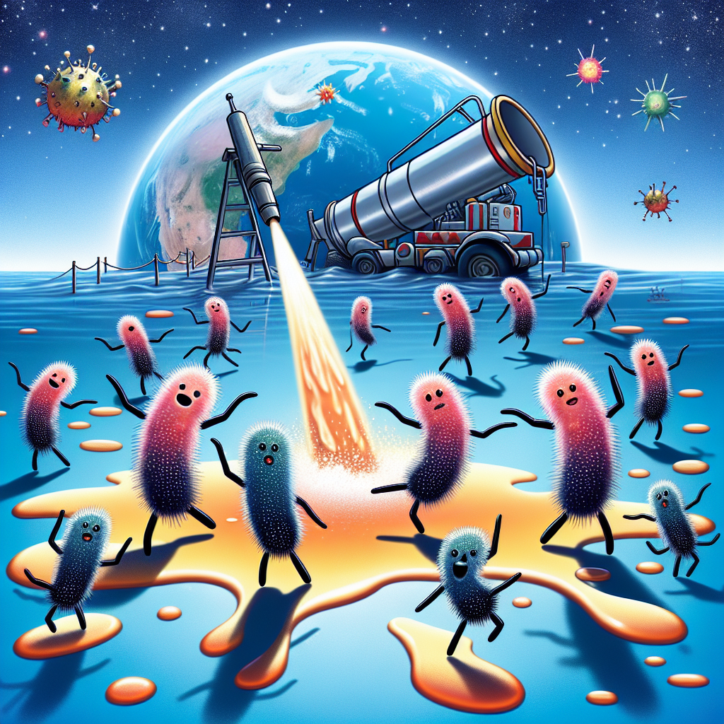 “Danserende Mikrober: Naturens ‘Dysekanon’ Renser Olieudslip i Eksklusiv Videnskabelig Opdagelse!”