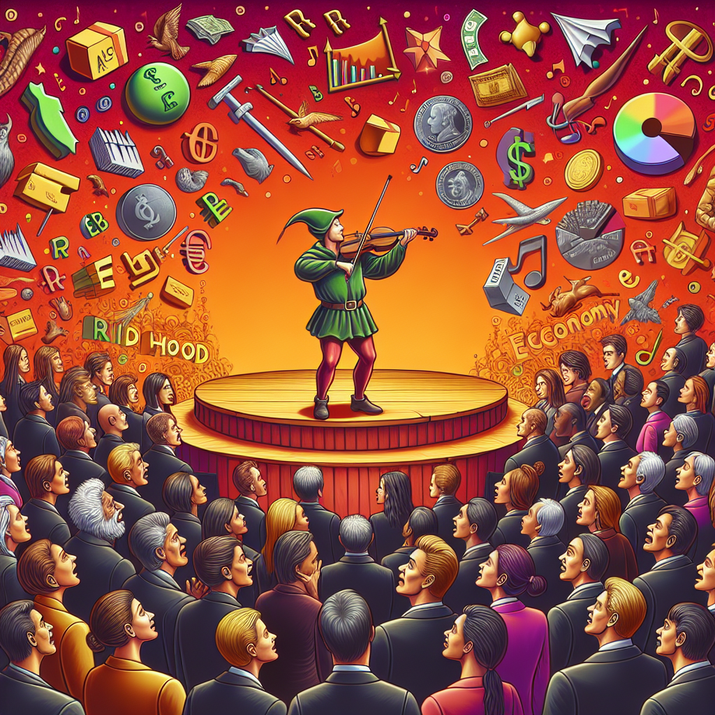 “Robin Hood-økonomi synger falske toner på erhvervslivets orange scene.”