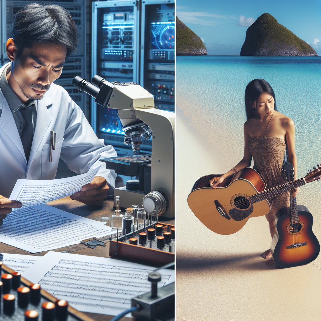 “Forskere undersøger musisk mirakel: Strandet guitarist tilbageholder hemmelig forskning på øde ø”