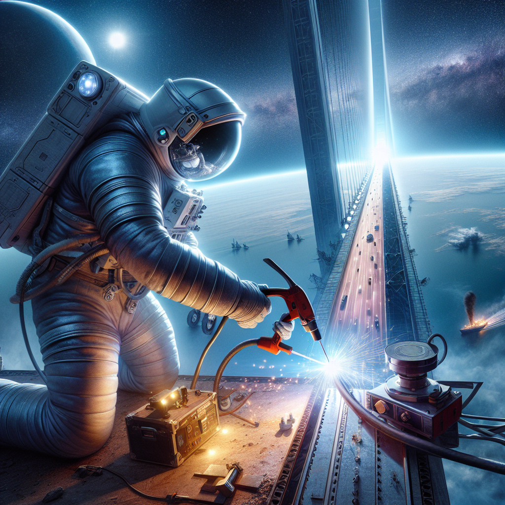 “Astronauter Sammensvejser Banebrydende Teknologi Midt på Storebæltsbroen”