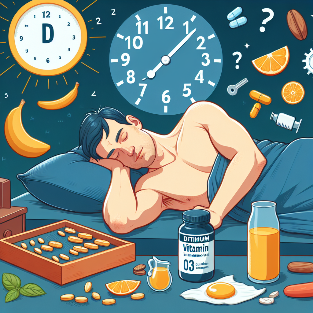 “Optimal indtagelse af D-vitamin: Tag det på det rette tidspunkt for bedre søvn”
