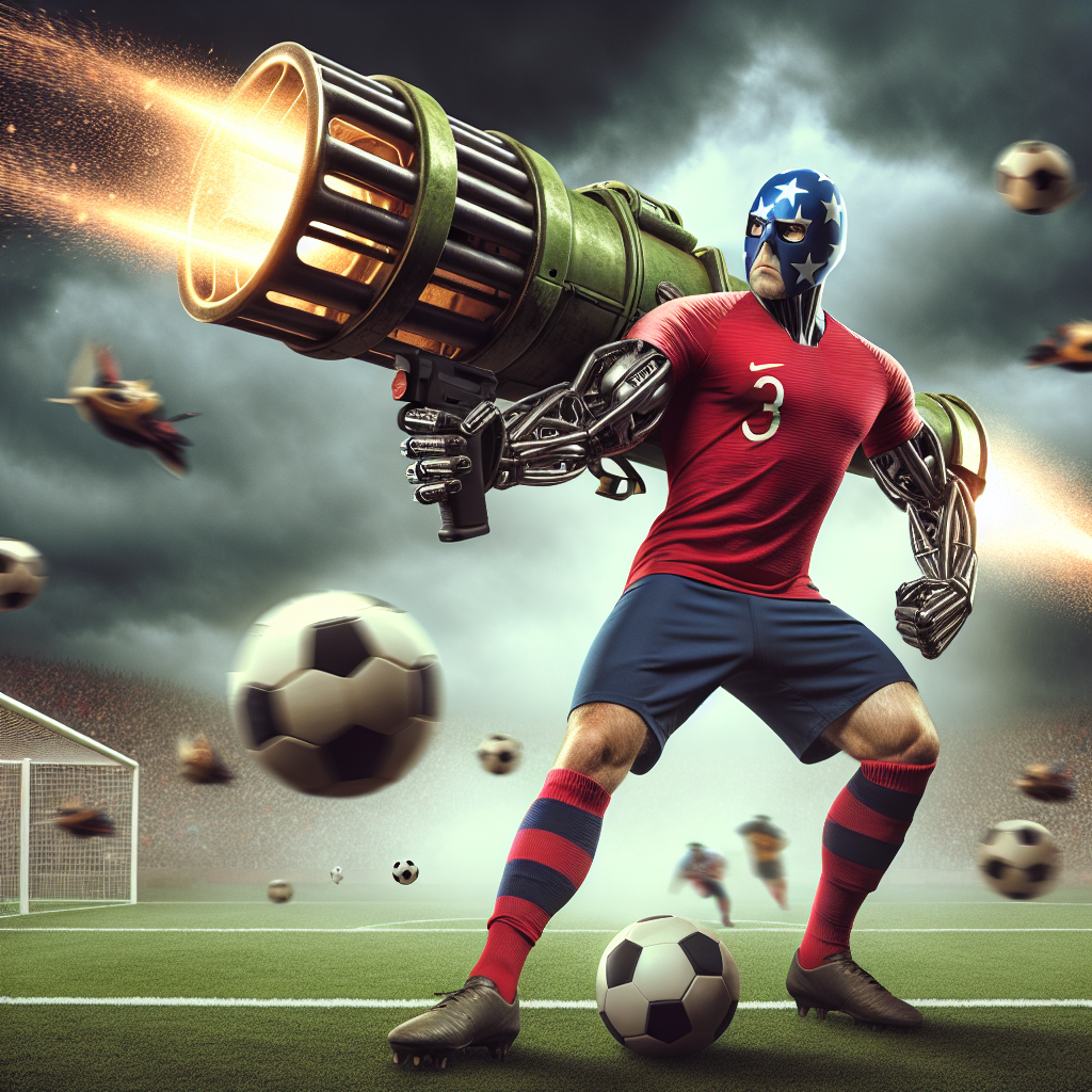 “Stjernespiller Terroriserer Modstanderne med Målkanon: Klar til Kamp i Morgen!”