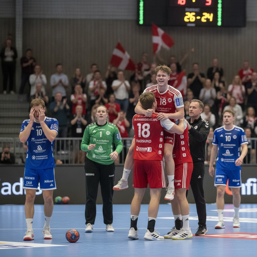Lokale håndboldspillere vinder kvalifikationskamp