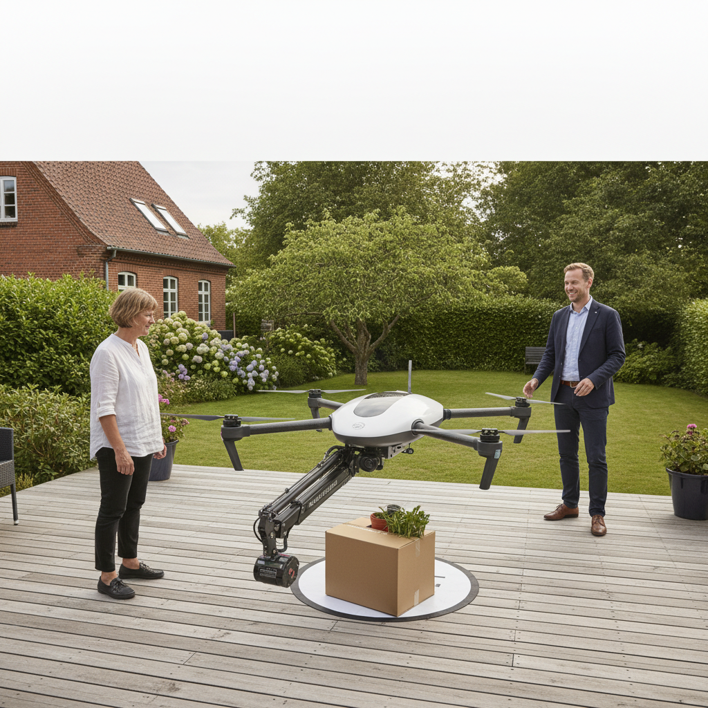 Ny drone lancerer helt ny service i luften