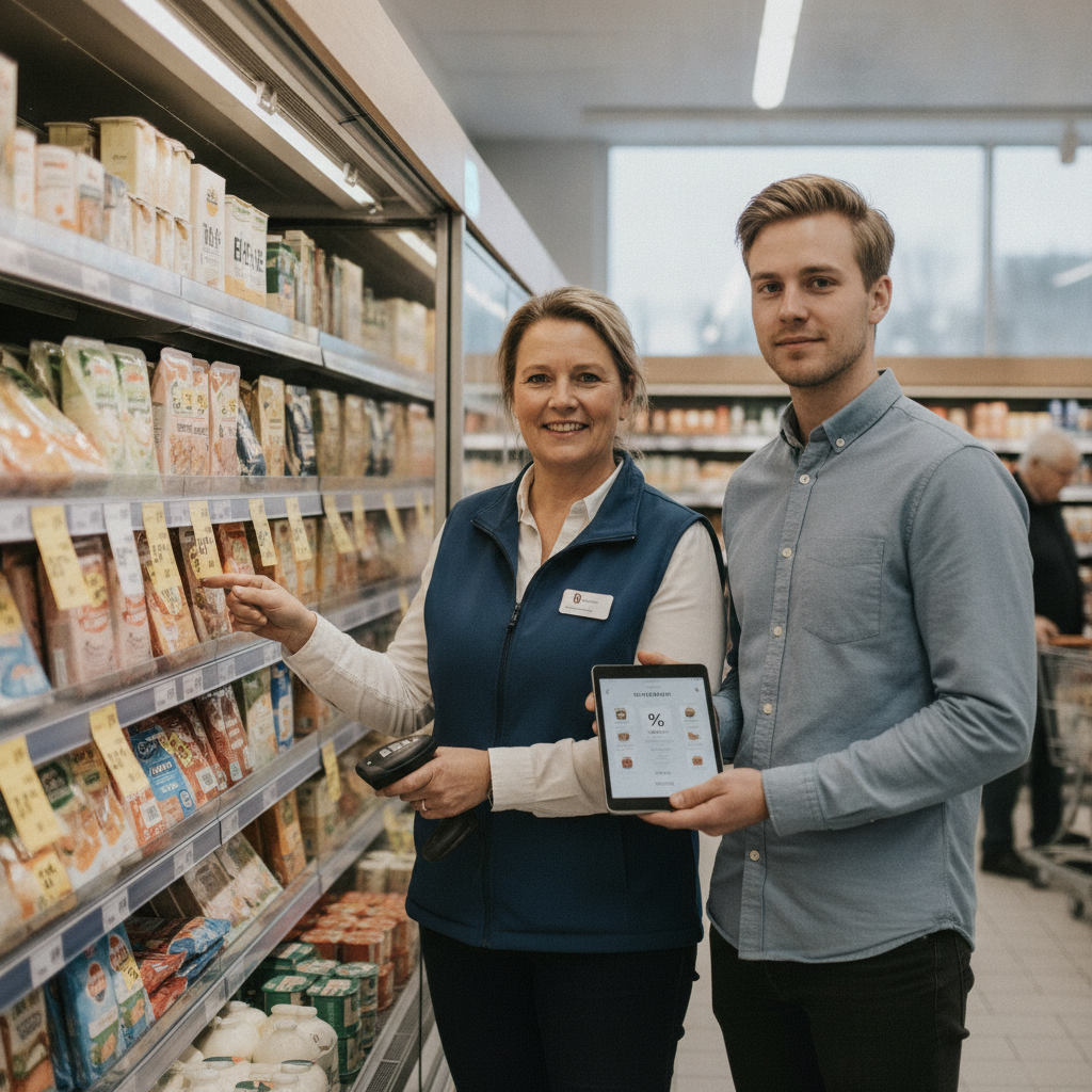 Ny dansk app hjælper med at reducere madspild i supermarkeder