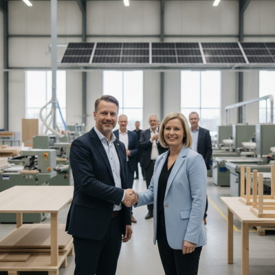 Dansk møbelfirma åbner ny bæredygtig produktion uden for hovedstaden