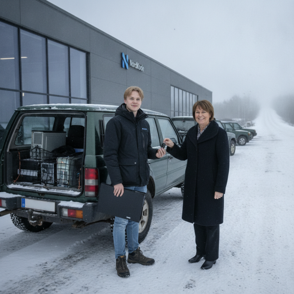 Techvirksomhed indfører firehjulstrækkere som tilskud til lærlinges transport