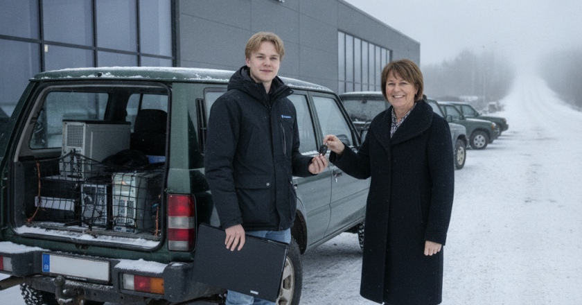 Techvirksomhed indfører firehjulstrækkere som tilskud til lærlinges transport