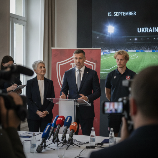 Dansk fodbolds landshold præsenterer ny træner før kommende kvalifikationskamp
