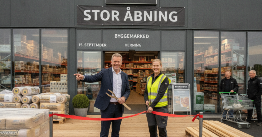 Danske byggevarekæder åbner flere nye butikker