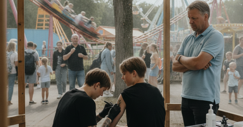 Forsøg med tatovør i forlystelsespark skaber tvivl