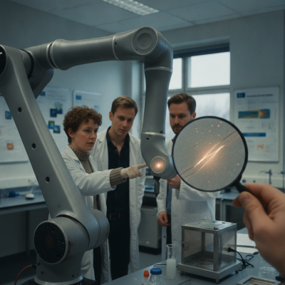 Forskere udvikler selvhelende metal til robotter