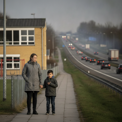 Ny undersøgelse afslører sundhedsrisiko ved motorvejsudstødning