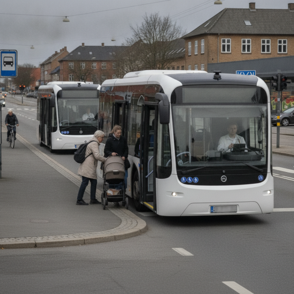 Forsøgsby tester selvkørende busser i daglig drift