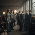 Lokale skuespillere indspiller ny serie på forladt fabrik