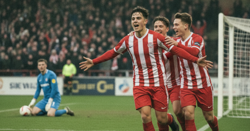 Dansk fodboldklub sikrer sig vigtig sejr i mesterskabskampen