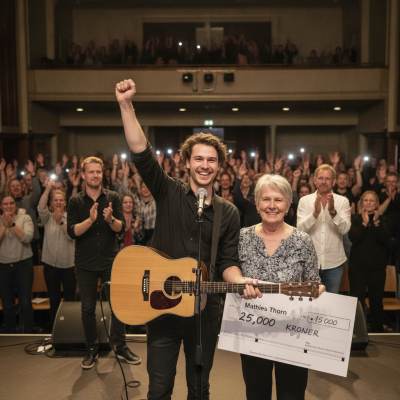 Lokale musiker vinder talentkonkurrence i provinsby