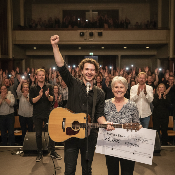 Lokale musiker vinder talentkonkurrence i provinsby