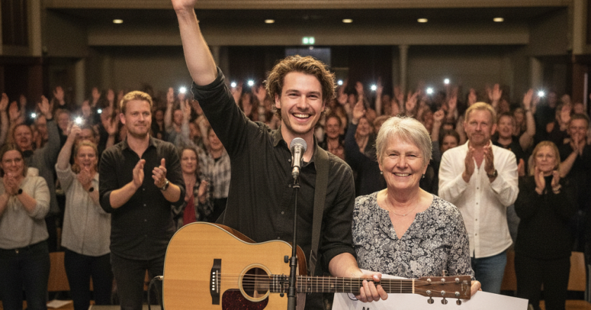 Lokale musiker vinder talentkonkurrence i provinsby