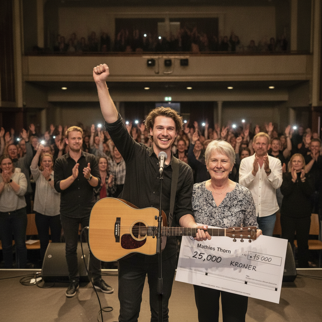 Lokale musiker vinder talentkonkurrence i provinsby