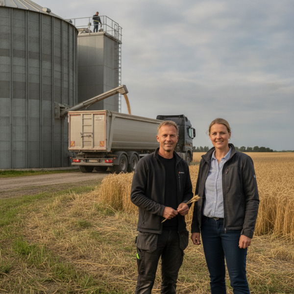 Danske landmænd håndterer overskud på rekordtid