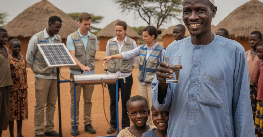 Forskere udvikler ny teknologi til effektiv vandrensning i afrikanske landsbyer