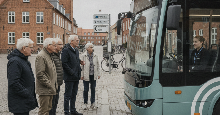 Forsøgsby tester selvkørende busser i daglig drift